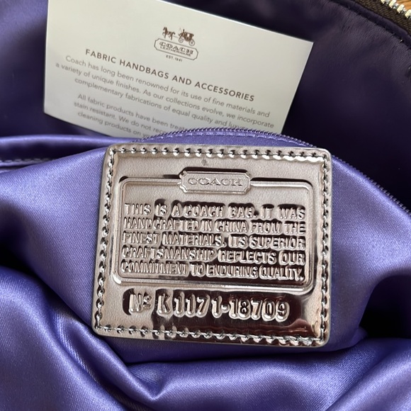 Coach Poppy Signature C Monogram Satchel Crossbody - Picture 6 of 8